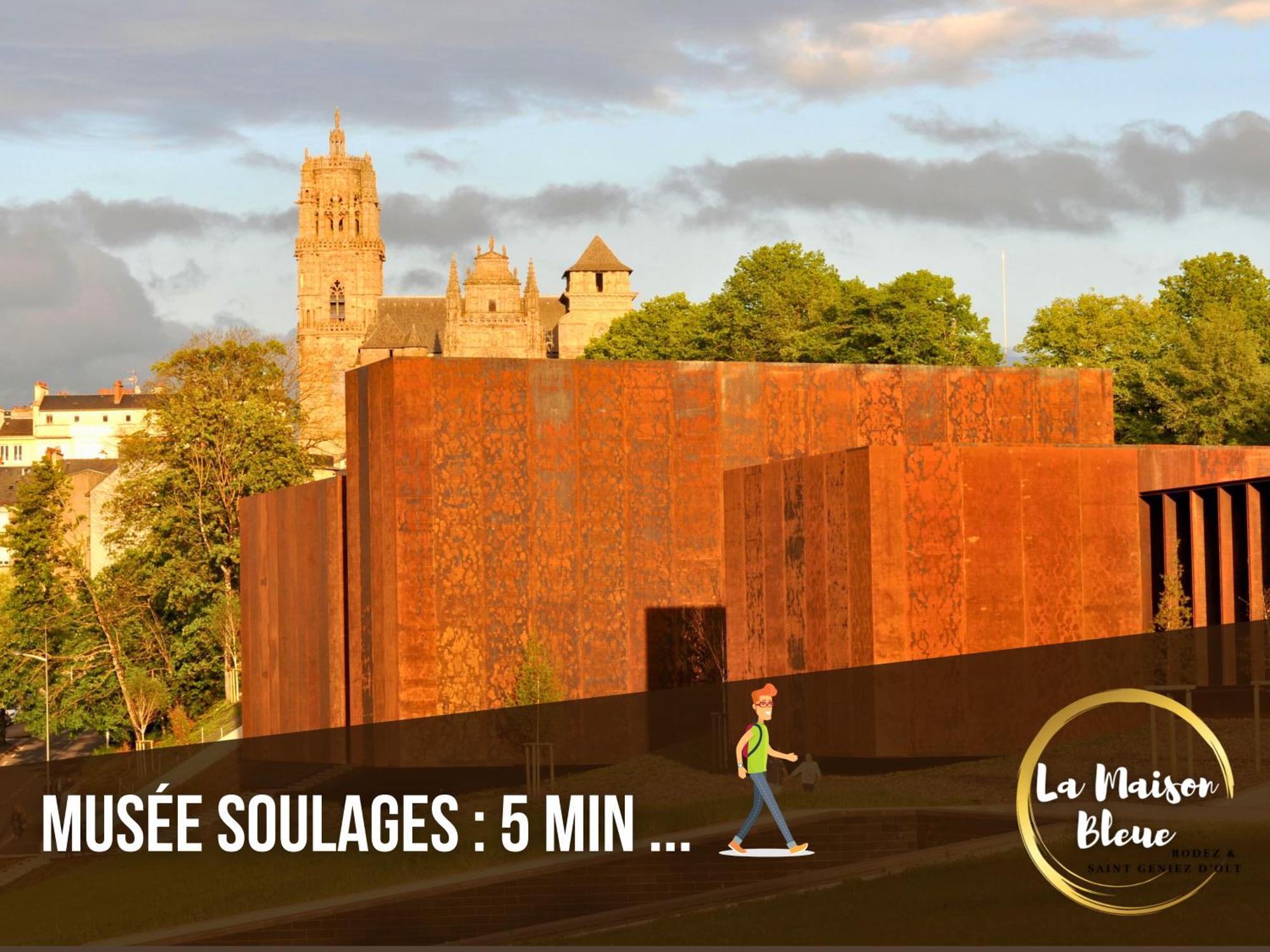 Cocon, Vue Rodez, Terrasse, Box, Musee Soulages 외부 사진